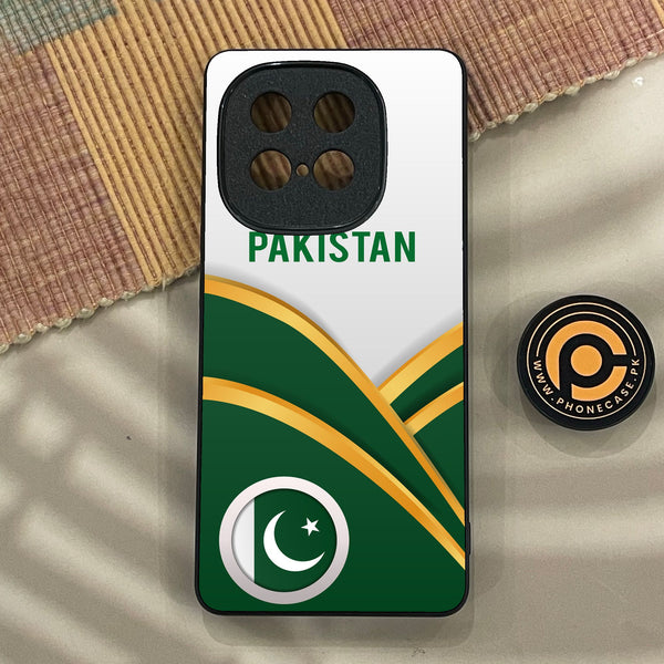 iQOO Z10 Turbo Pro - Pakistani Flag Design 1 - Premium Metal Printed Soft Bumper Shock Proof Case