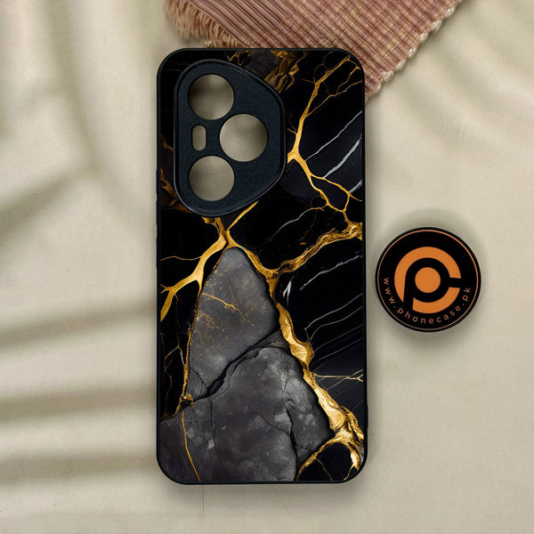 Honor 400 Pro - Liquid Marble Design 6 - Premium Metal Printed Soft Bumper Shock Proof Case