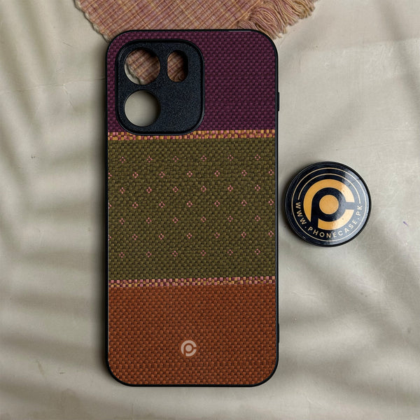 Oneplus Nord Ce 6 - Classic Weave Design 5 - Premium Metal Printed Soft Bumper Shock Proof Case
