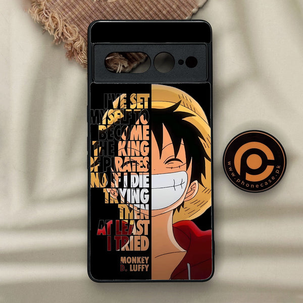 Google Pixel 7 Pro - Anime - Premium Metal Printed Soft Bumper Shock Proof Case