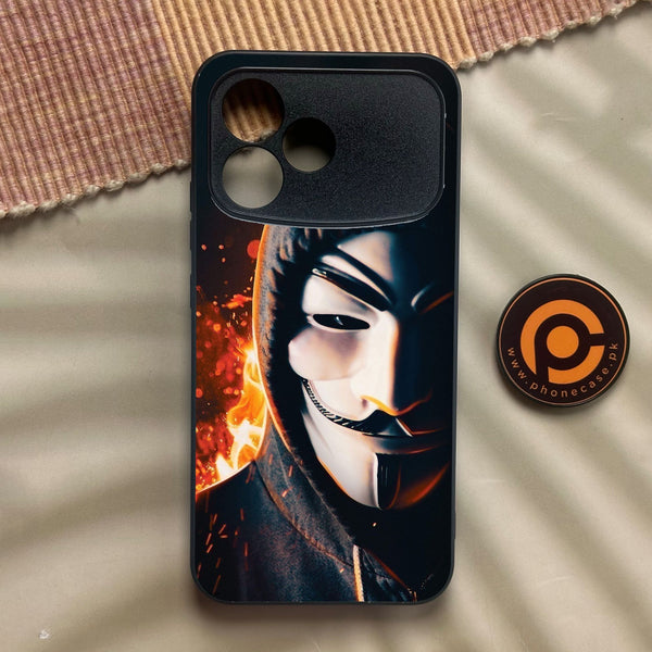 Oppo A6s Pro - Anonymous 2.0 Design 6 - Premium Metal Printed Soft Bumper Shock Proof Case