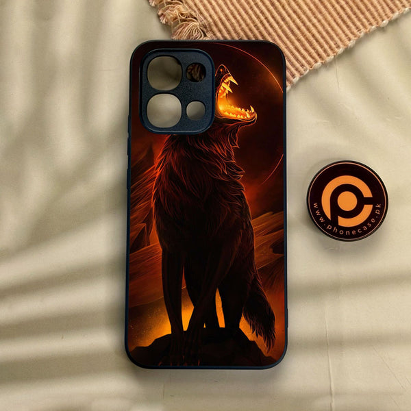 Oppo A6 Pro - Wolf Design 6 - Premium Metal Printed Soft Bumper Shock Proof Case