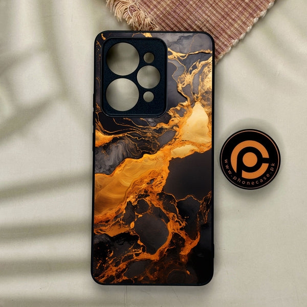 Realme 15 - Liquid Design 4 - Premium Metal Printed Soft Bumper Shock Proof Case