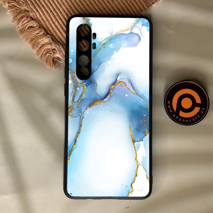 Xiaomi Mi Note 10 Lite - Blue 2.0 Design 6 - Premium Metal Printed Soft Bumper Shock Proof Case