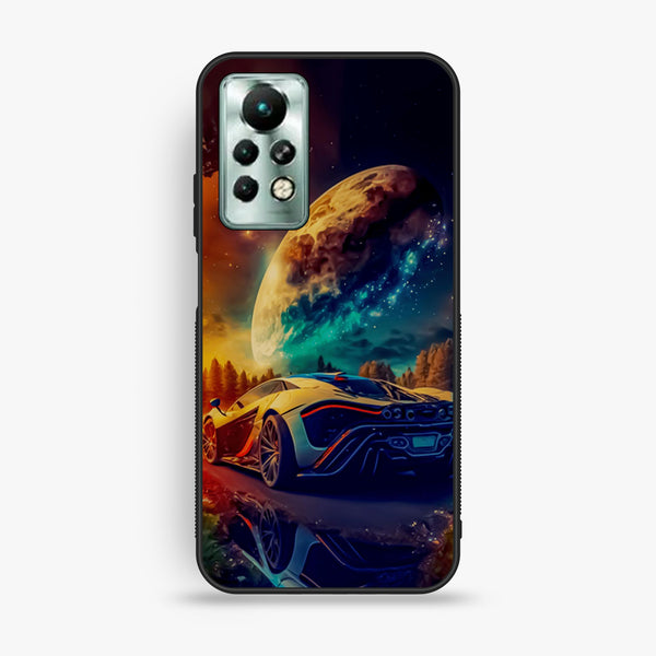 Infinix Note 11 Pro - Racing Design 5 - Premium Metal Printed Soft Bumper Shock Proof Case