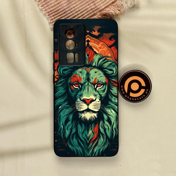 Xiaomi Redmi K60 Pro - Tiger 2.0 Design 2 - Premium Metal Printed Soft Bumper Shock Proof Case