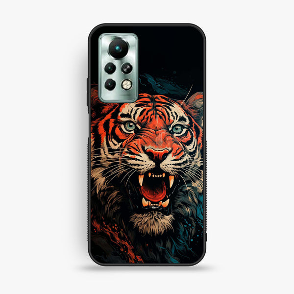 Infinix Note 11 Pro - Tiger 2.0 Design 3 - Premium Metal Printed Soft Bumper Shock Proof Case