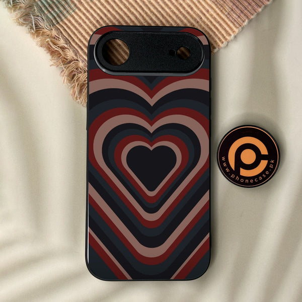 iPhone Air - Heart 2.0 Design 4 - Premium Metal Printed Soft Bumper Shock Proof Case