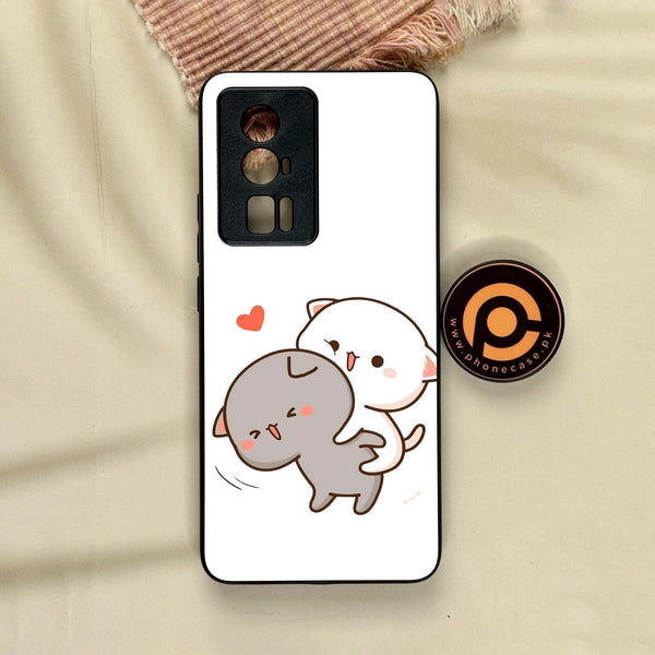 Xiaomi Redmi K60 Pro - Cute Bubu Dudu Design 4 - Premium Metal Printed Soft Bumper Shock Proof Case