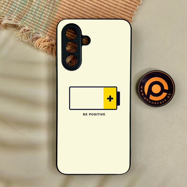 Samsung Galaxy A17 - Be Positive Design - Premium Metal Printed Soft Bumper Shock Proof Case