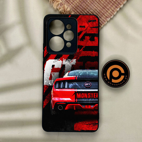 Realme 15 - Speed Shift Racing Car - Premium Metal Printed Soft Bumper Shock Proof Case