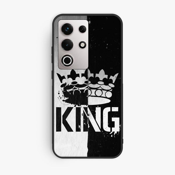 Itel S25 Ultra - King Design 7 - Premium Metal Printed Soft Bumper Shock Proof Case