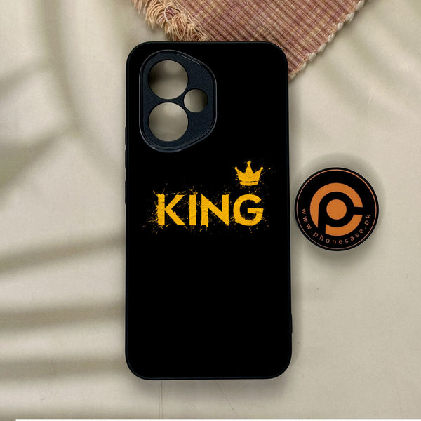 Honor 400 - King Design 2 - Premium Metal Printed Soft Bumper Shock Proof Case