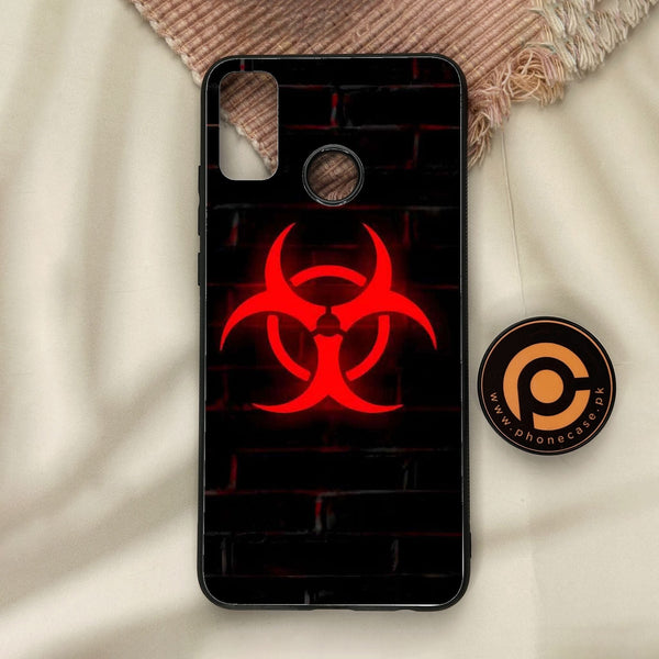 Honor 9X Lite - Biohazard Design 6 - Premium Metal Printed Soft Bumper Shock Proof Case
