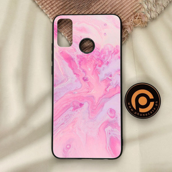 Honor 9X Lite - Pink Design 6 - Premium Metal Printed Soft Bumper Shock Proof Case