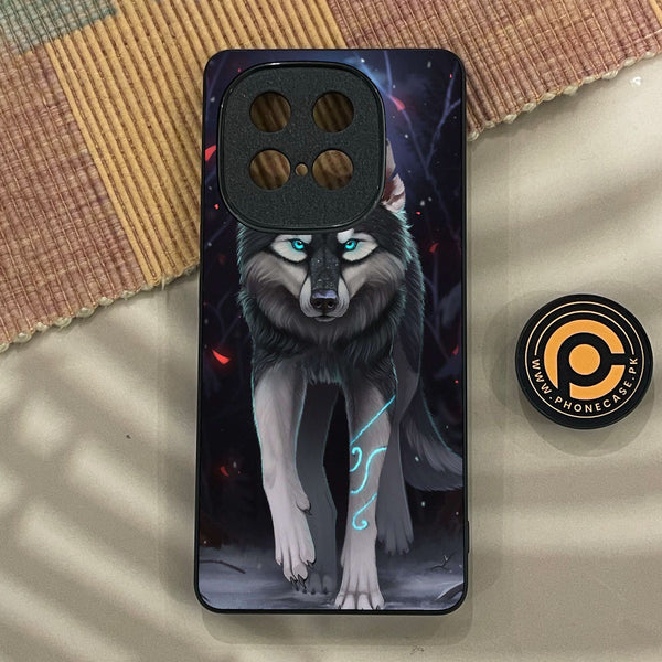 iQOO Z10 Turbo Pro - Wolf Design 8 - Premium Metal Printed Soft Bumper Shock Proof Case