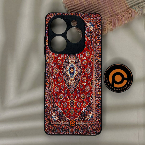 Infinix Smart 10 HD - Persian Rug Design 2 - Premium Metal Printed Soft Bumper Shock Proof Case