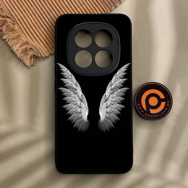 Xiaomi Redmi Note 15 Pro Plus - Angel Wings Design 6 - Premium Metal Printed Soft Bumper Shock Proof Case