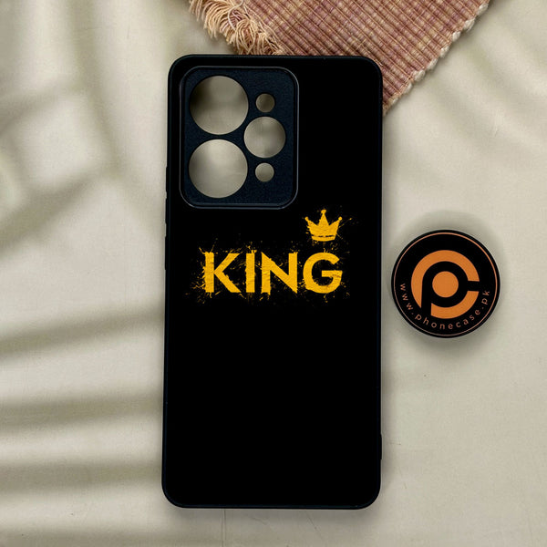 Realme 15 - King Design 2 - Premium Metal Printed Soft Bumper Shock Proof Case