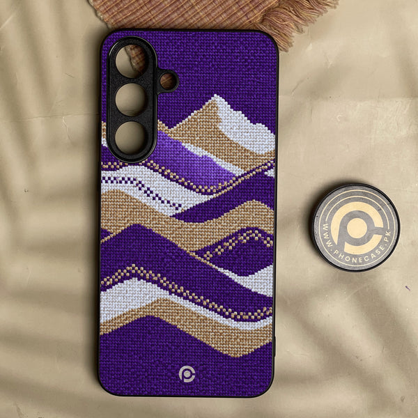 Samsung Galaxy A56 5g - Classic Weave Design 14 - Premium Metal Printed Soft Bumper Shock Proof Case