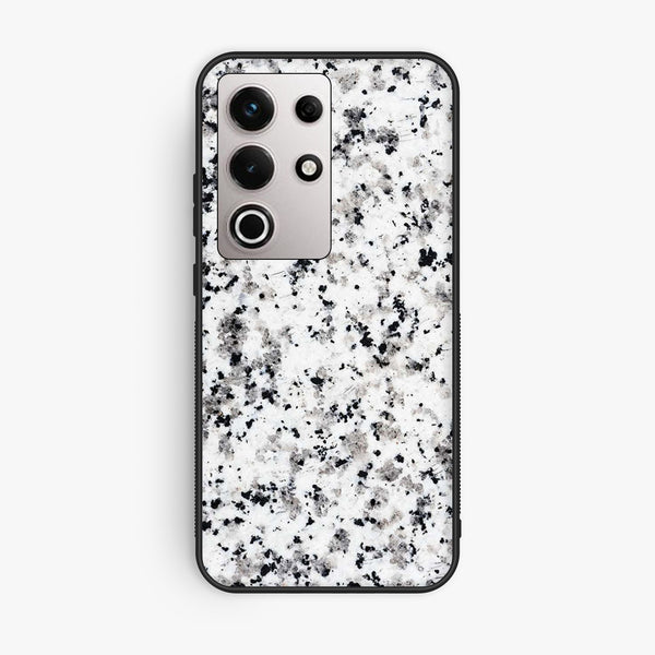 Itel S25 Ultra - White Design 9 - Premium Metal Printed Soft Bumper Shock Proof Case