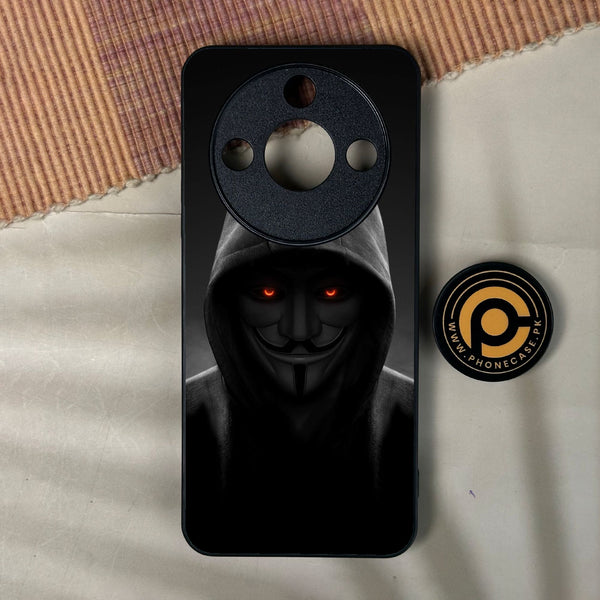 Honor X9c Smart - Anonymous 2.0 Design 4 - Premium Metal Printed Soft Bumper Shock Proof Case