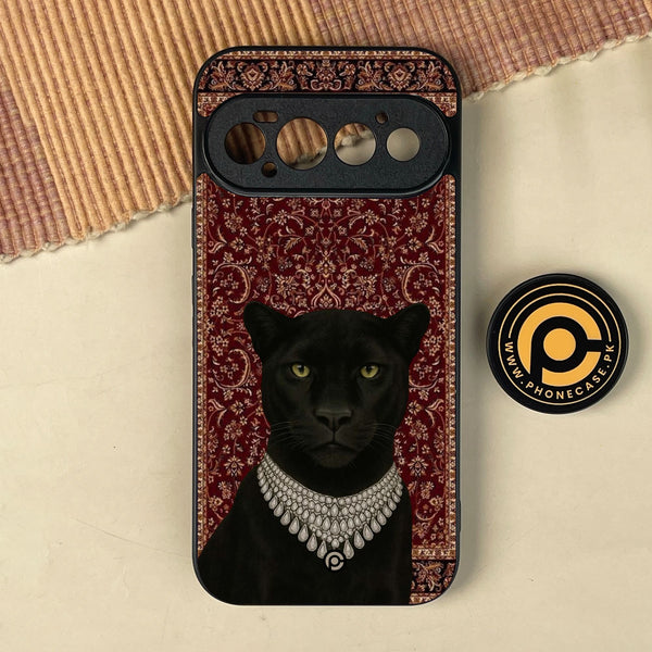 Google Pixel 11 Pro - Black Panther - Premium Metal Printed Soft Bumper Shock Proof Case