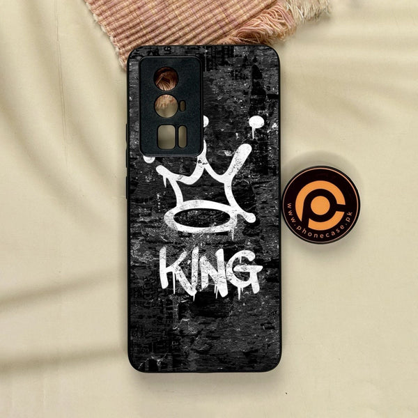 Xiaomi Redmi K60 Pro - King Design 8 - Premium Metal Printed Soft Bumper Shock Proof Case