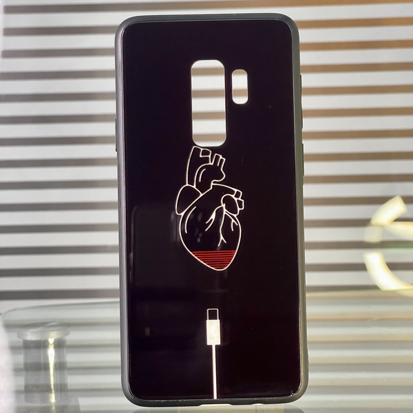 Samsung Galaxy S9 Plus Black art Glass Case CS-2455