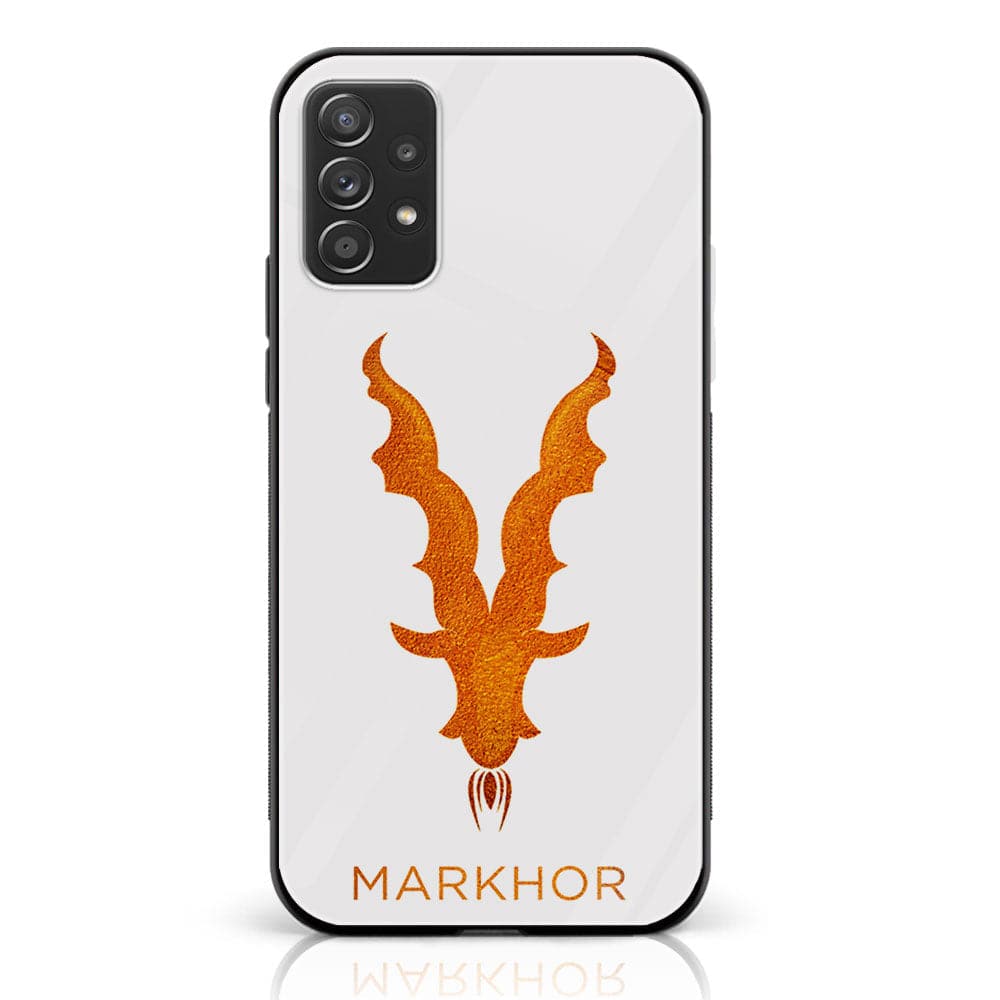 Samsung Galaxy A73 - Markhor Series - Premium Printed Glass soft Bumper shock Proof Case