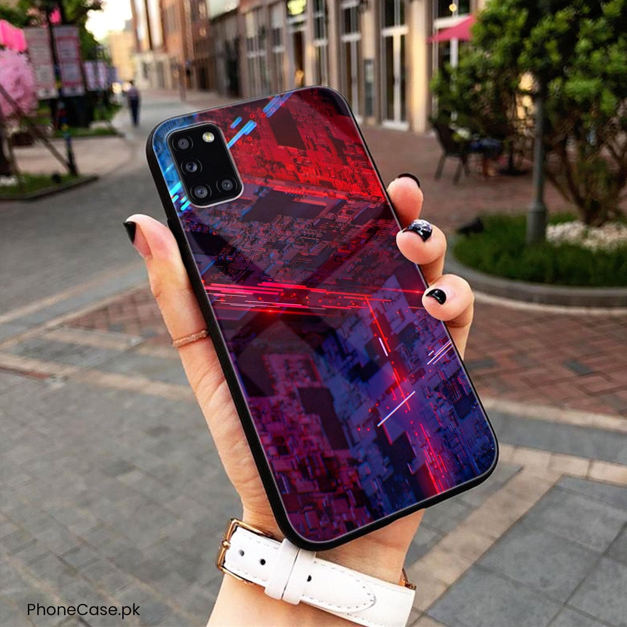 Abstract Series Premium Metal Phone Case All Models