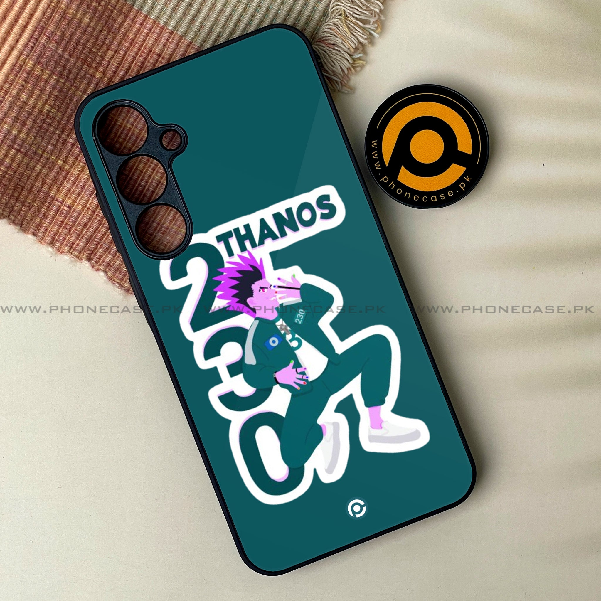 Squid Game Thanos - HQ Ultra Shine Premium Metal Phone Case All Models Phonecase.PK Squid Game Thanos - HQ Ultra Shine Premium Metal Phone Case All Models Phonecase.PK