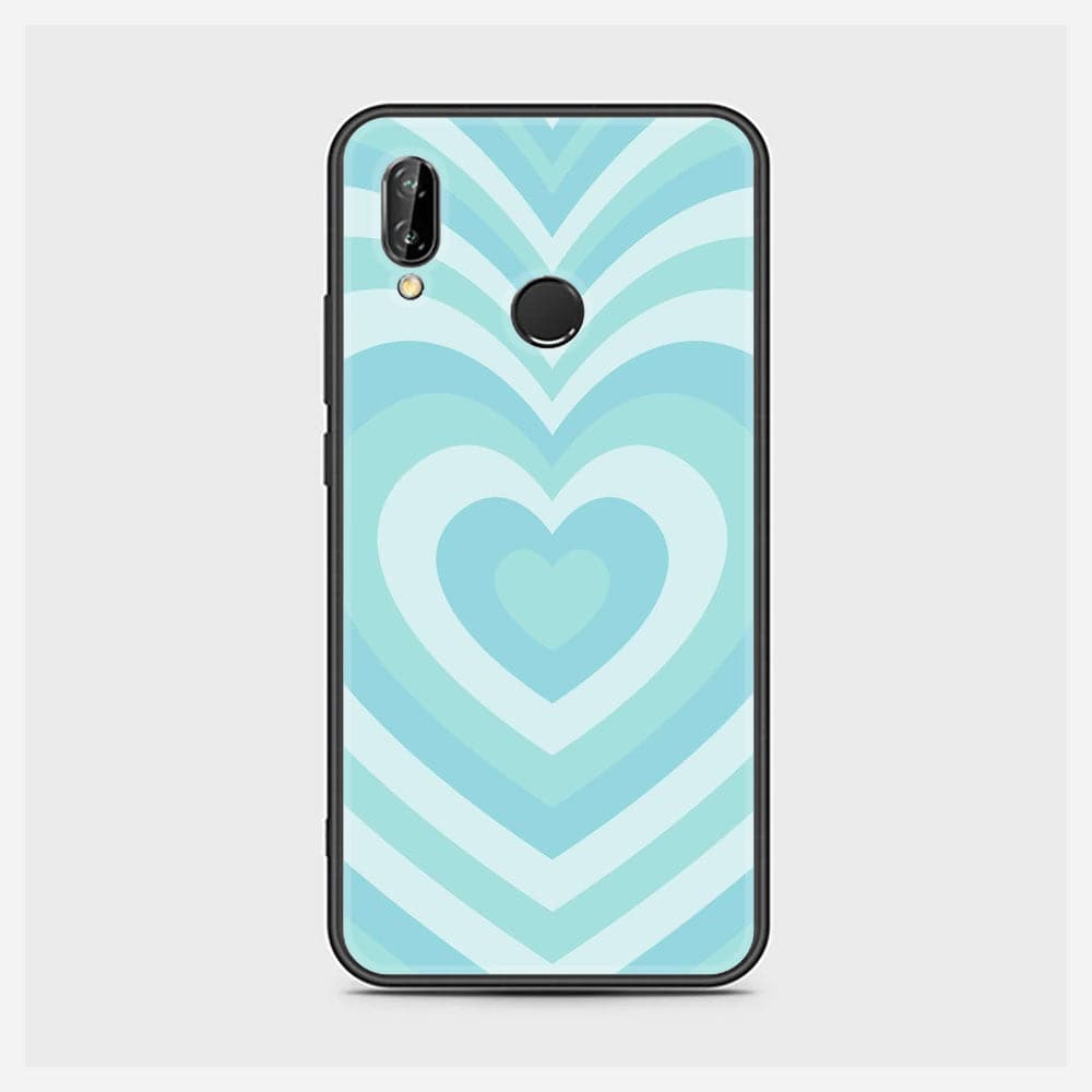 Huawei Y9 (2019) - Heart Beat Series - Premium Printed Glass soft Bumper shock Proof Case