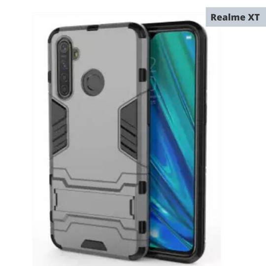 Realme XT Hybrid TPU+PC Iron Man Armor Shield Case