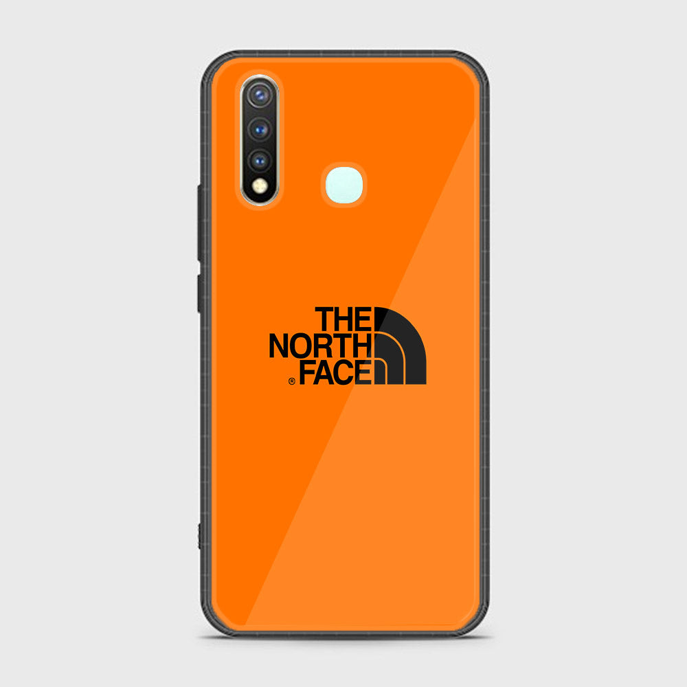 Vivo Y19 The North Face Series Premium Printed Glass soft Bumper shock Proof Case