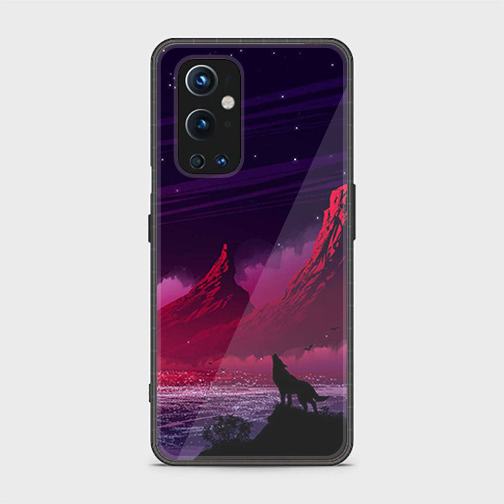 OnePlus 9 Pro - Wolf Series - Premium Printed Glass soft Bumper shock Proof Case