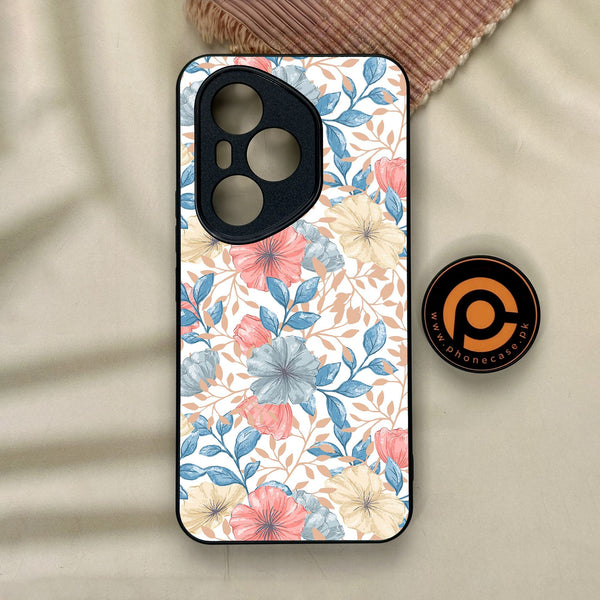 Honor 400 Pro - Seamless Flower - Premium Metal Printed Soft Bumper Shock Proof Case