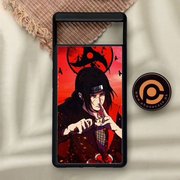 Google Pixel 6 - Uchiha Itachi - Premium Metal Printed Soft Bumper Shock Proof Case