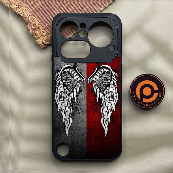 Nothing Phone 4a Pro - Angel Wings Design 2 - Premium Metal Printed Soft Bumper Shock Proof Case
