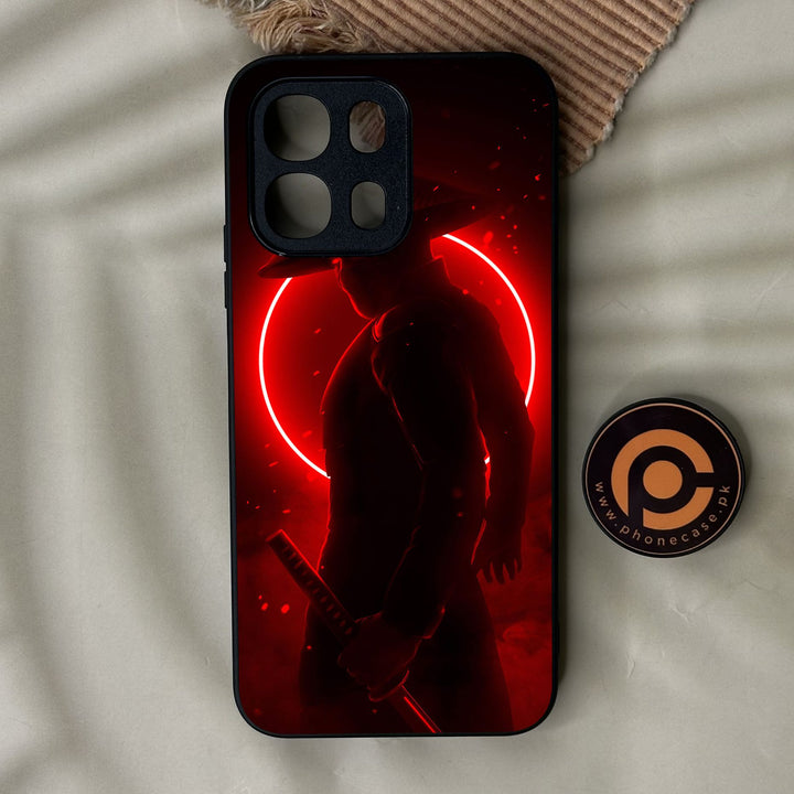 Oppo A6K - Ninja Design 4 - Premium Metal Printed Soft Bumper Shock Proof Case