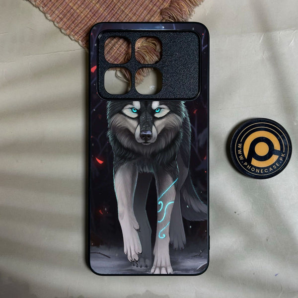 Redmi K70 Ultra - Wolf Design 8 - Premium Metal Printed Soft Bumper Shock Proof Case