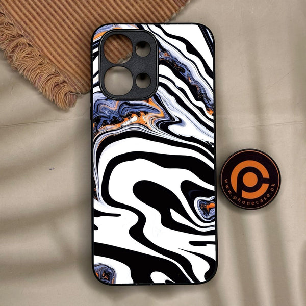 Vivo Y31d - Liquid Marble Design 10 - Premium Metal Printed Soft Bumper Shock Proof Case
