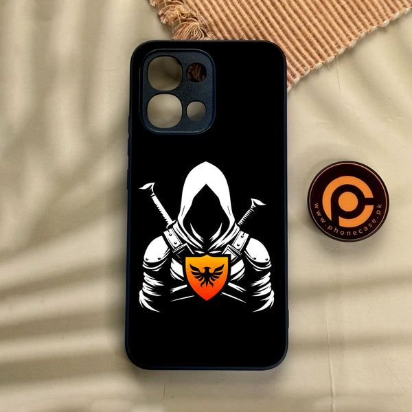 Oppo A6 Pro - Minimalistic Design 6 - Premium Metal Printed Soft Bumper Shock Proof Case