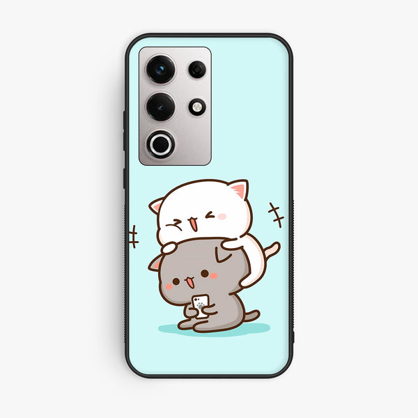 Itel S25 Ultra - Cute Bubu Dudu Design 1 - Premium Metal Printed Soft Bumper Shock Proof Case