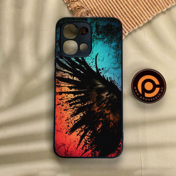 Oppo A6 Pro - Angel 2.0 Design 9 - Premium Metal Printed Soft Bumper Shock Proof Case