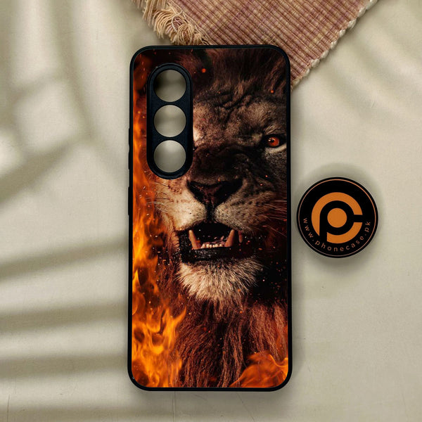 Itel S25 - Tiger Design 2 - Premium Metal Printed Soft Bumper Shock Proof Case