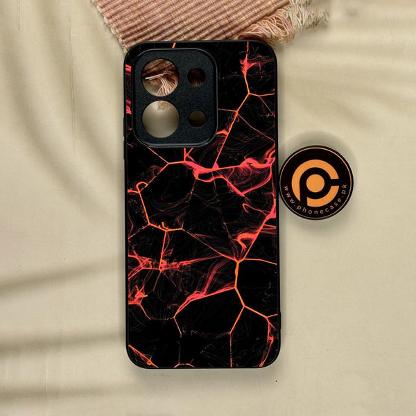 Xiaomi Redmi 15C - Black Marble Design 8 - Premium Metal Printed Soft Bumper Shock Proof Case