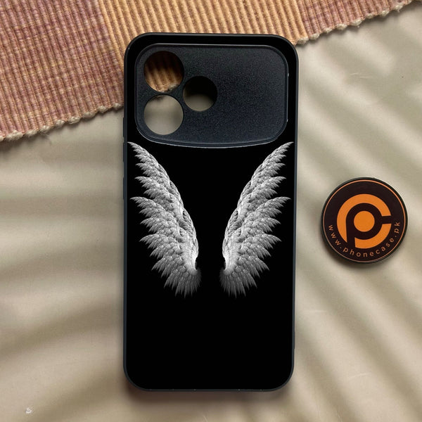 Oppo A6s Pro - Angel Wings Design 6 - Premium Metal Printed Soft Bumper Shock Proof Case