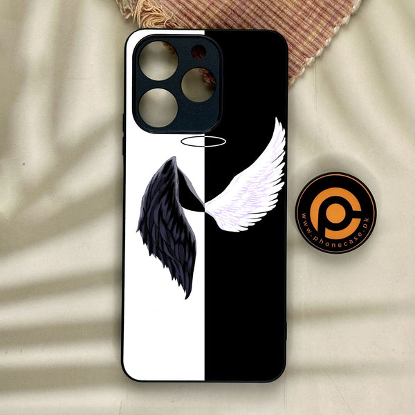 Realme Note 70 - Angel 2.0 Design 5 - Premium Metal Printed Soft Bumper Shock Proof Case