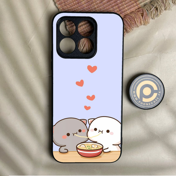 Honor X8b - Cute Bubu Dudu Design 10 - Premium Metal Printed Soft Bumper Shock Proof Case